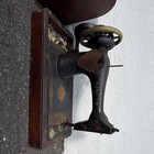 Antique Singer Sewing Machine Bentwood Case C 1909-1910 W  Attachments Parts