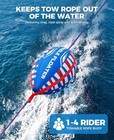 Inflatable Booster Ball Towable Tube Rope Lift 4100lb 60ft Water Sports