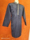 Liya By Rfl Navy Paisley Men s Kurta Tunic Indian Formal Wedding Size Medium