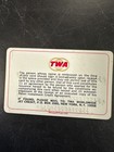 Twa   Credit Card Getaway Charge Exp  1973 Clean Vintage