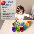 Silicone Rainbow Sorting Game - Learning   Educational Toy  Sorting  Counting   