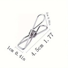 20pc Stainless Steel Clothespins Metal Laundry Clips Clothes Pegs Home Use New