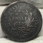 1795 Liberty Cap Half Cent No Pole   Scarce Early U s  Copper  l006 