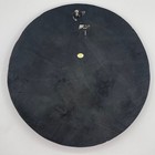 Vintage Style Celestial Sun Face Wall Plaque Black Ceramic Round 12 Inch Decor