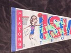 Vtg 1980s Salem Sportswear Isiah Thomas Detroit Pistons Nba Caricature Pennant