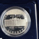 1992 W White House Commemorative Silver Dollar Proof  1 Coin Ogp Coa