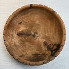 Vintage Hand-carved Wood Bowl 12    Round Rustic Primitive Decor Spiegel Outlet