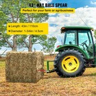 43  Hay Bale Spear 3000 Lbs Capacity With Nut And Sleeve