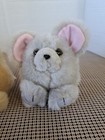 2 Swibco Puffkins Plush Bear Mouse 1994 Vg