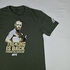Reebok Conor Mcgregor T-shirt Ufc The King Is Back Mma Men s Size Small