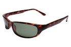 Rare Genuine Vintage Grunge Style Slender Rectangle Tortoise Sunglasses