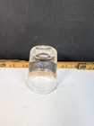 Rare Shot Glass With 2 Pour Lines 2 5  Heavy Glass Vintage Mcm
