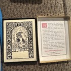 Vtg Antioch Bookplate Ex Libris Gnome 45 Decorative Self Adhesive Labels Boxed