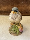 Vintage 1985 Hand Painted Gold Finch 6350 Andrea By Sadek Porcelain Bird Figure