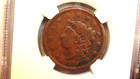 1838 Coronet Head Large Cent Ngc Fine 12 1c Penny Coin Buy It Now 