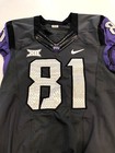Game Worn Used Nike Tcu Horned Frogs Football Jersey Size 42  81