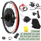 20  Rear Wheel Conversion Kit Hub 48v 1000w Electric Bicycle Ebike Motor Cycling