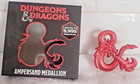 Dungeons And Dragons - Red Ampersand Medallion With Stand - Limited Edition