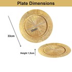 Gold Charger Plates - Antique Plate Chargers For Dinner Plates  Set Of 100 Din