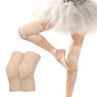 Ultra-thin Dance Knee Sleeves With Gel Pads For Dance  Ballet  Medium Skin