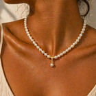 Bridesmaid Gift Pearl Set Personalized Jewelry Set Custom Name Necklace Bracelet