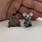Vintage Retired Hagen Renaker Mouse Miniature Figurine Tiny Trinket    