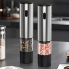1pc Electric Salt And Pepper Grinder Set  Automatic  Adjustable  Gift