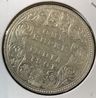     british India 1901 B Rupee Silver Coin     xf    