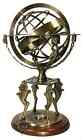 18  Solid Brass Armillary Sphere Vintage Nautical Astrolabe Globe Nautical Decor