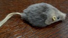 Vintage 1979 Russ Berrie Real Fur Mouse Miniature 
