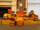Vintage 1988 Mcdonald s Mcnugget Buddies Full Set  10 2 Under 3  Happy Meal Toys