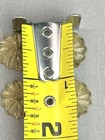 Vintage Clear Yellow Large Flower Retro Plastic Buttons Set Of 4