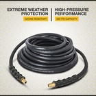 Klutch Rubber Air Hose  3 8in  X 100ft   300 Psi