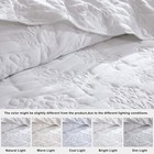  Farmhouse Decor Quilt Bedding Set Oversized California California King White