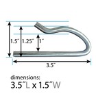 Stainless Steel R Pin Fastener Frame Tent Fitting West Coast Canopy Replacement