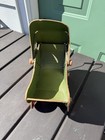 Antique Fibro Toy Wooden Doll Carriage Pull Toy Dayton Ohio Primitive Farmhouse 