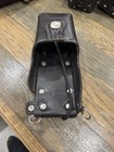 Hard Leather Case Carrying Holder Holster For Motorola Two Way Radio With Strap