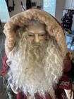 Vintage 24    Old World Santa Claus Standing Figure Robe Gifts Woodland Outdoor