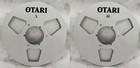 One Pair 10 5   Black Otari Tape Reel Aluminum For Reel To Reel Tape Recorder