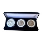 20th Century Silver Half Dollar Collection 3pc Collectible Coin Set