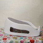Angelcare Baby Bath Seat White Gray Infant Newborn Support Bath Chair