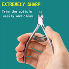 Stainless Steel Nail Clipper Set - Professional Manicure   Pedicure Kit With Cut