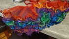 Adorable Girls Rainbow  Reversible Princess Tutu Pettiskirt New Ballet Dress Up