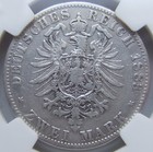 2 Mark 1883 D Bayern Ludwig Ii Silver Ngc Vf30 J  ger 41 Munich Very Fine