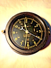 Antique Chelsea Clock Co  U S Navy 24 Hour Ships Clock Wwii Era Keeps Time
