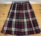 Lot Of 5 Wool Tartan Kilts Skirts     Same Size     Mixed Brands     Plaid Wool