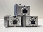 Canon Powershot Compact Digital Camera Lot Of 3  for Parts Or Repair 