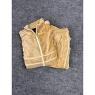 Jordan Craig Vintage Y2k Velour Tracksuit Set Khaki 2xl Full Zip Jacket Pants