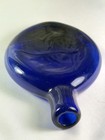 Early Hand Blown Cobalt Blue Pumpkin Seed Flask 1850s Original Glass Bottle Wow