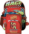 16  Disney Cars 4 Piece Backpack School Bag Bookbag With Lunch Box   Waterbottle